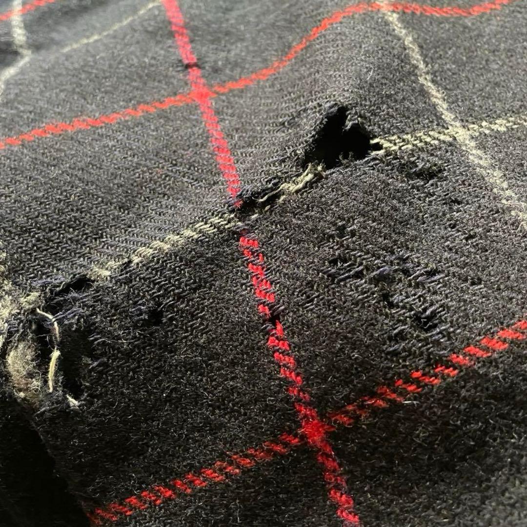 【一枚袖】バーバリー ウール アルパカ コート イングランド製 別注品 ネイビー