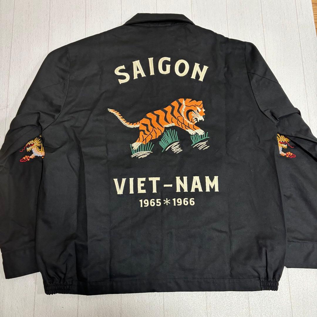 HOUSTON /ヒューストン　ベトナムジャケット　ベトジャン　ブルゾン　虎　龍