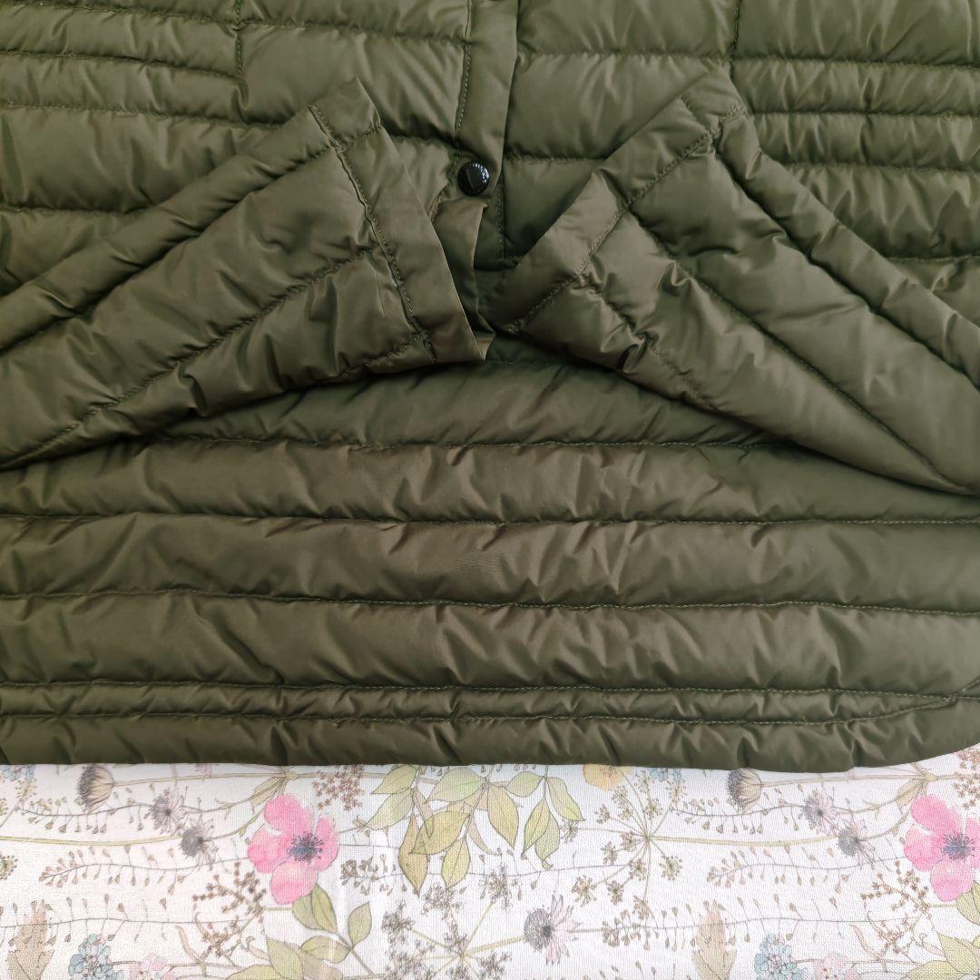 トラディショナルウェザーウェア　ARKLEY　ロングダウン　カーキ　34