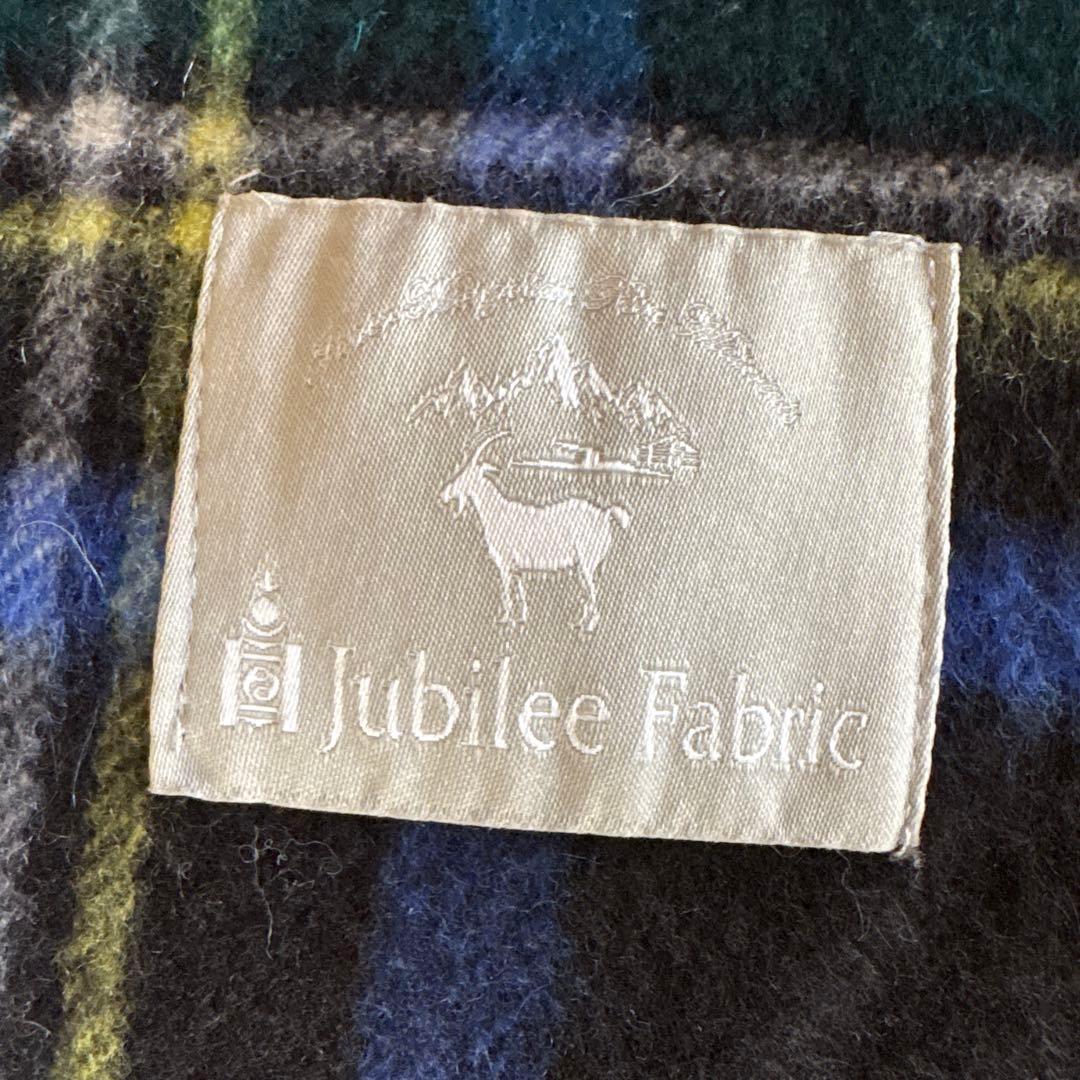 Jubilee Fabric カシミヤ100% チェック柄ストール