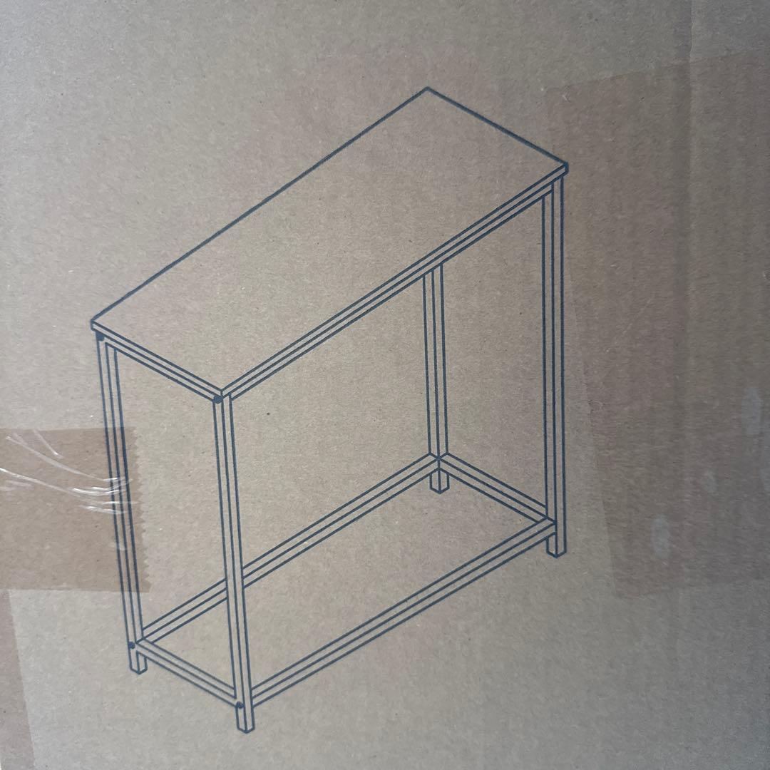 SoBuy コンソールテーブル テーブル 大理石調FSB29簡易組立