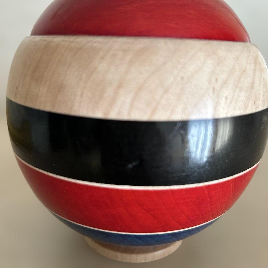 三春文雄工人 こけし 【蓋付き子持ちえじこ】