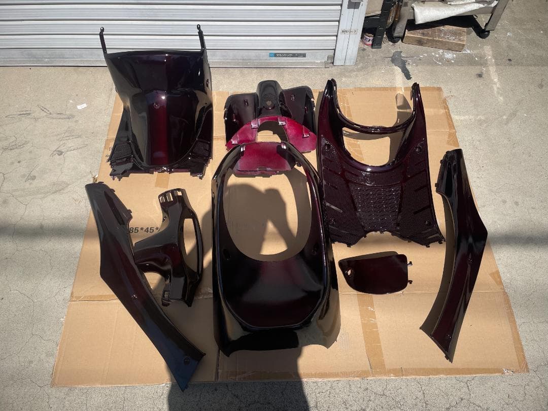 ぼんたろーDio AF34 AF35 2型インナー8点セットバーガンディ色