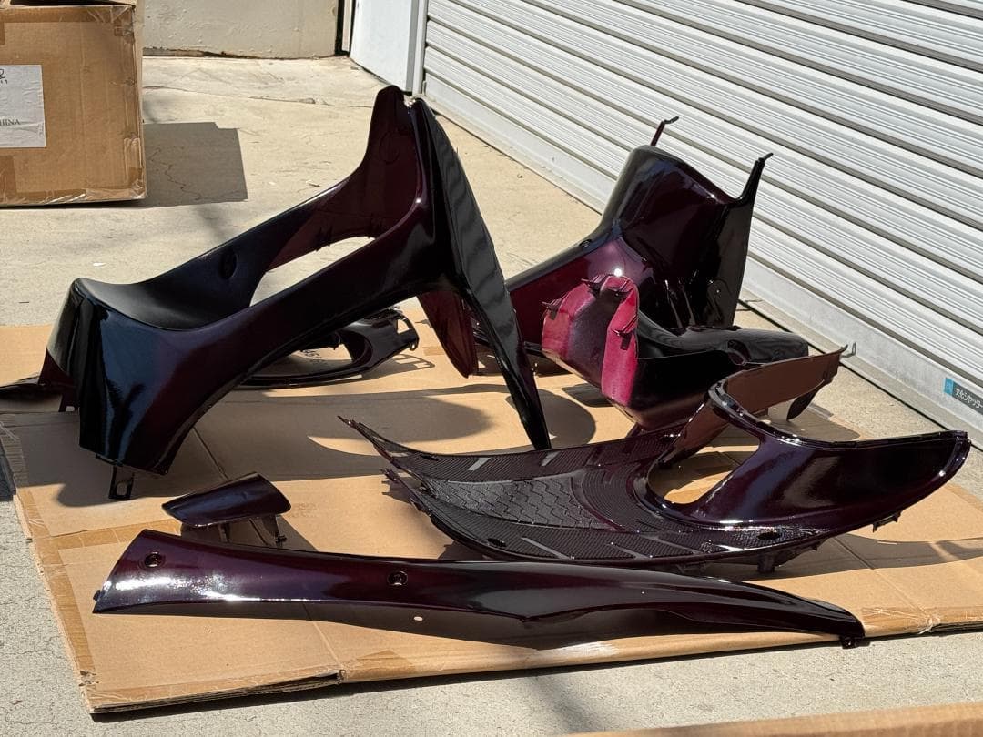 ぼんたろーDio AF34 AF35 2型インナー8点セットバーガンディ色