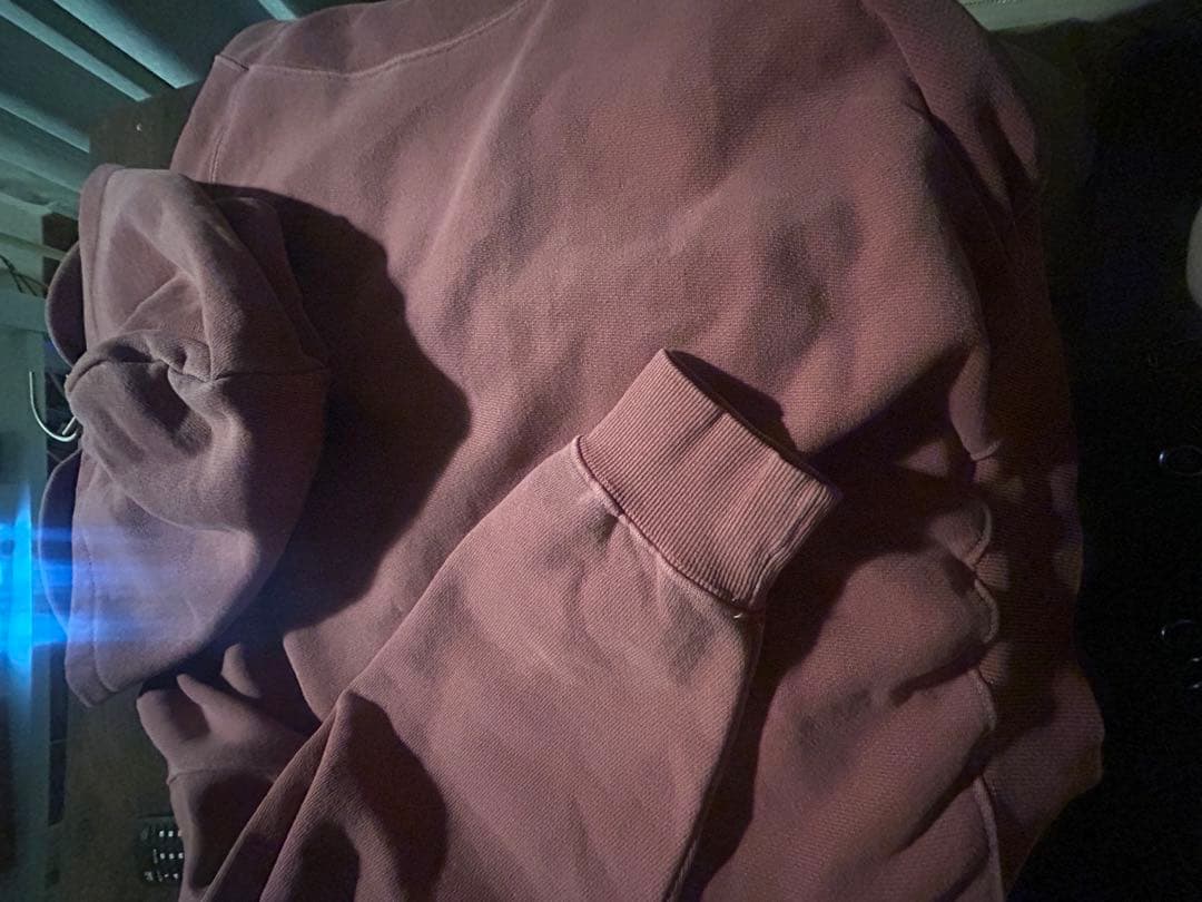 blessu バーガンディ ジップアップパーカー