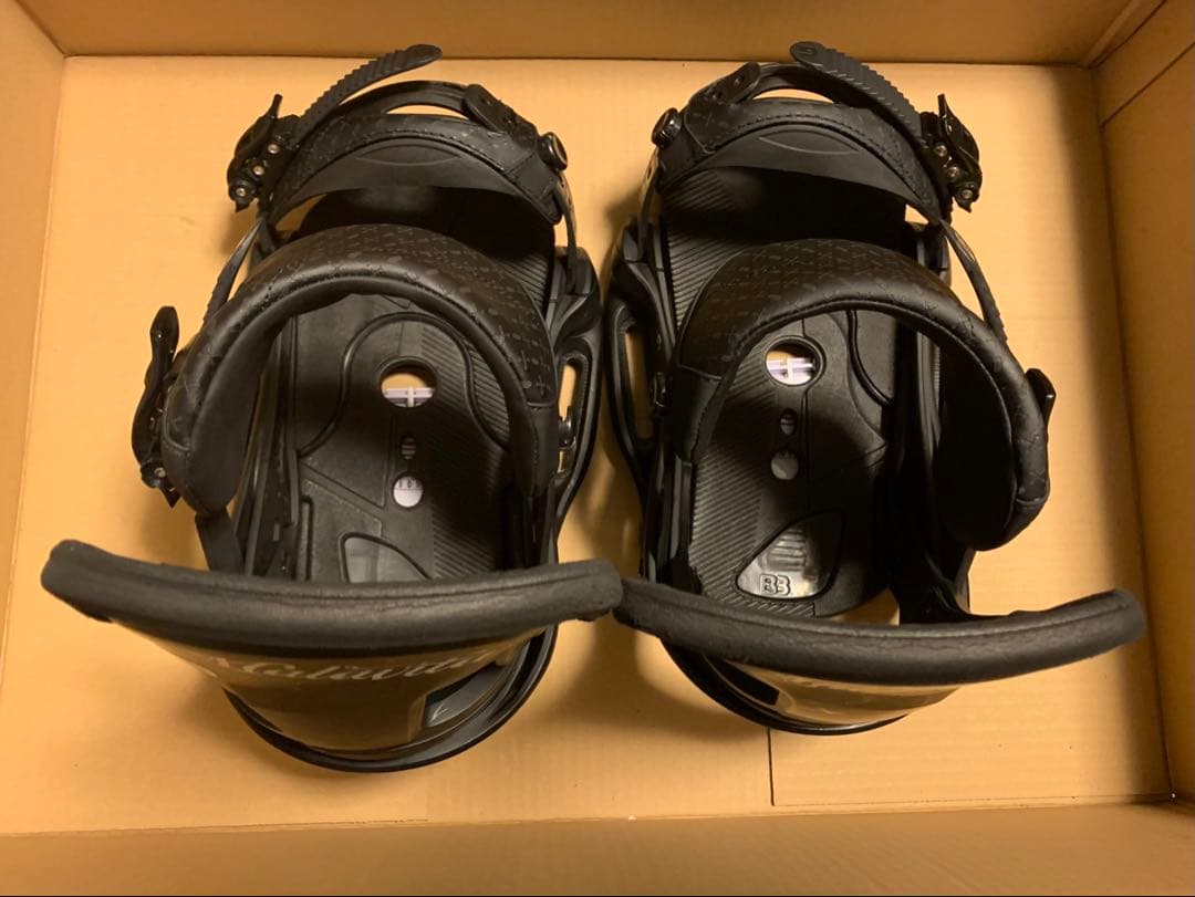 Burton Malavita EST ビンディング メンズ Mサイズ 黒色