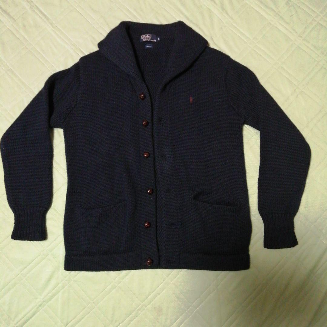 Polo Ralph Lauren ショールカラーカーディガン XL ネイビー