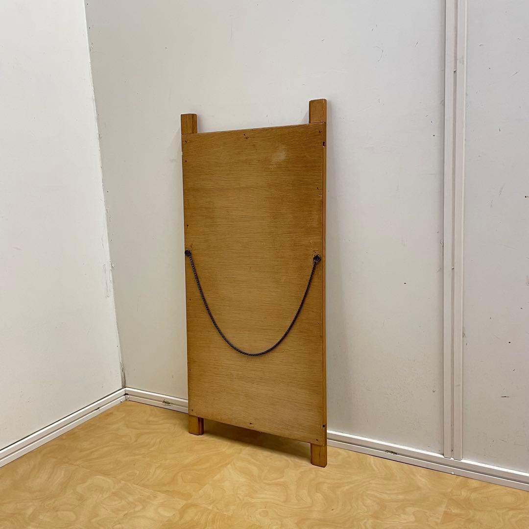 ビンテージ ウォールミラー 木枠ミラー 鏡 壁掛け アンティーク 北欧スタイル