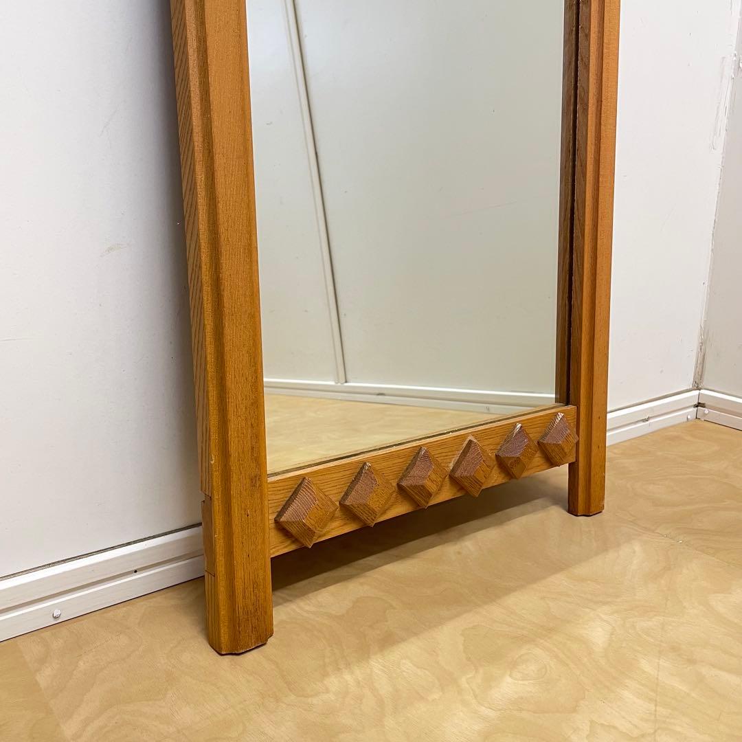 ビンテージ ウォールミラー 木枠ミラー 鏡 壁掛け アンティーク 北欧スタイル