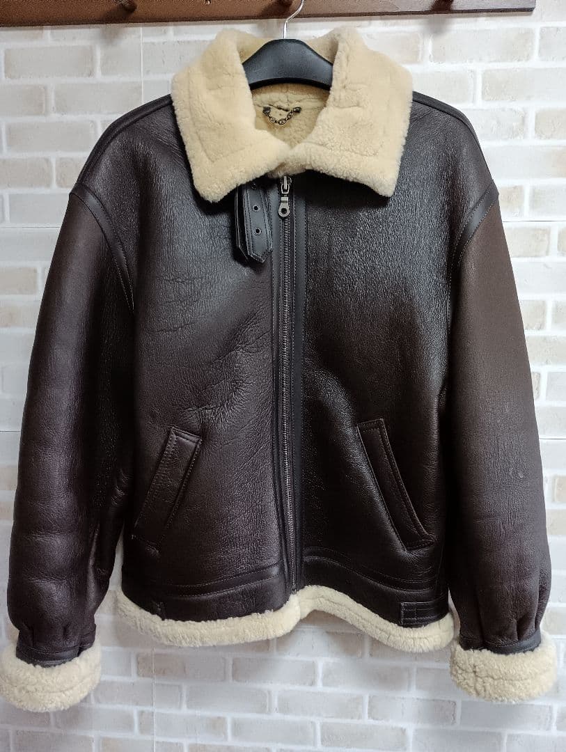 シープスキン ダークブラウンジャケット