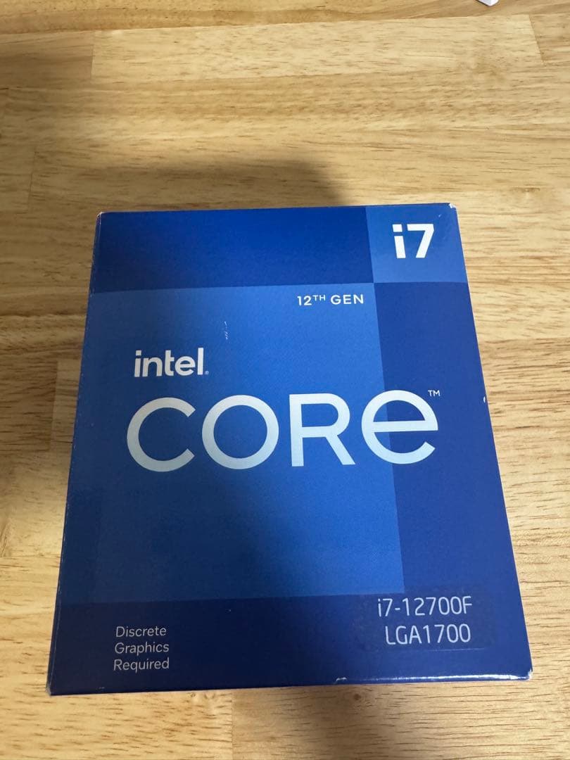 Intel Core i7-12700F CPU 本体