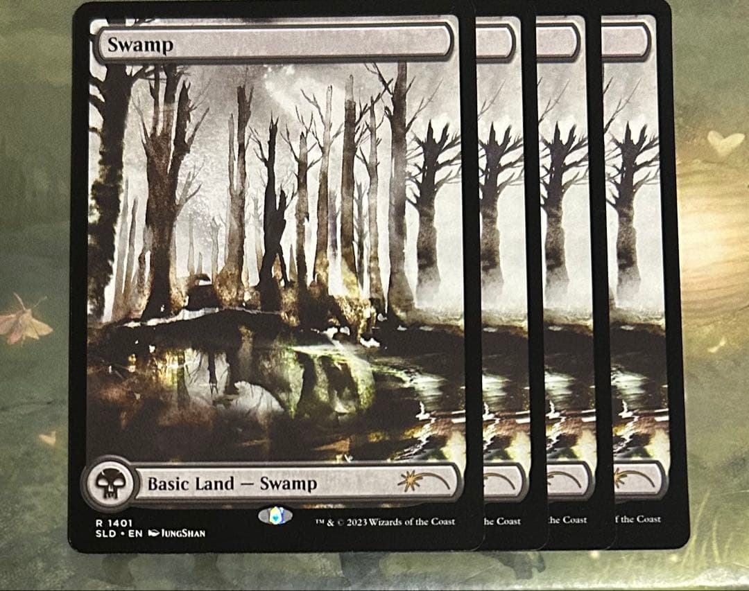 ぐ*う様 【SLD】島　沼　平地　山　各4枚セット secret lair