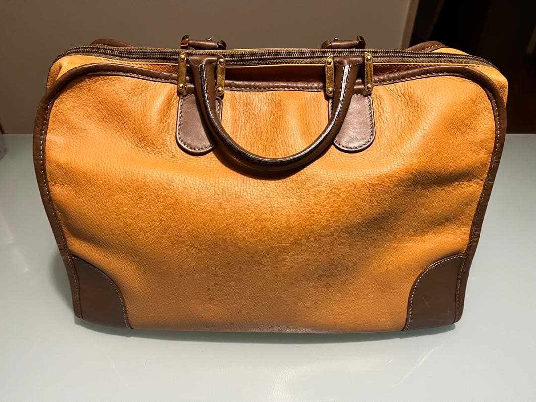 ⭕️ Loewe ロエベ アマソナ40 ボストンバッグ キャメルブラウン