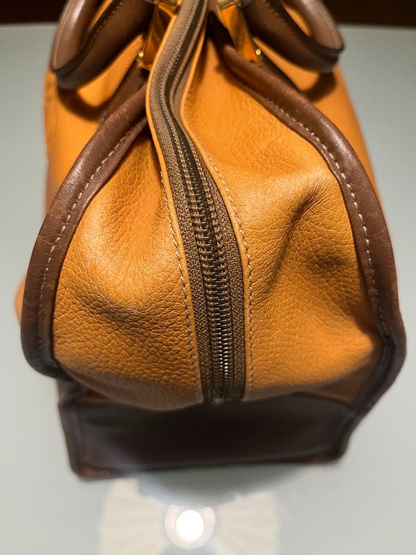 ⭕️ Loewe ロエベ アマソナ40 ボストンバッグ キャメルブラウン