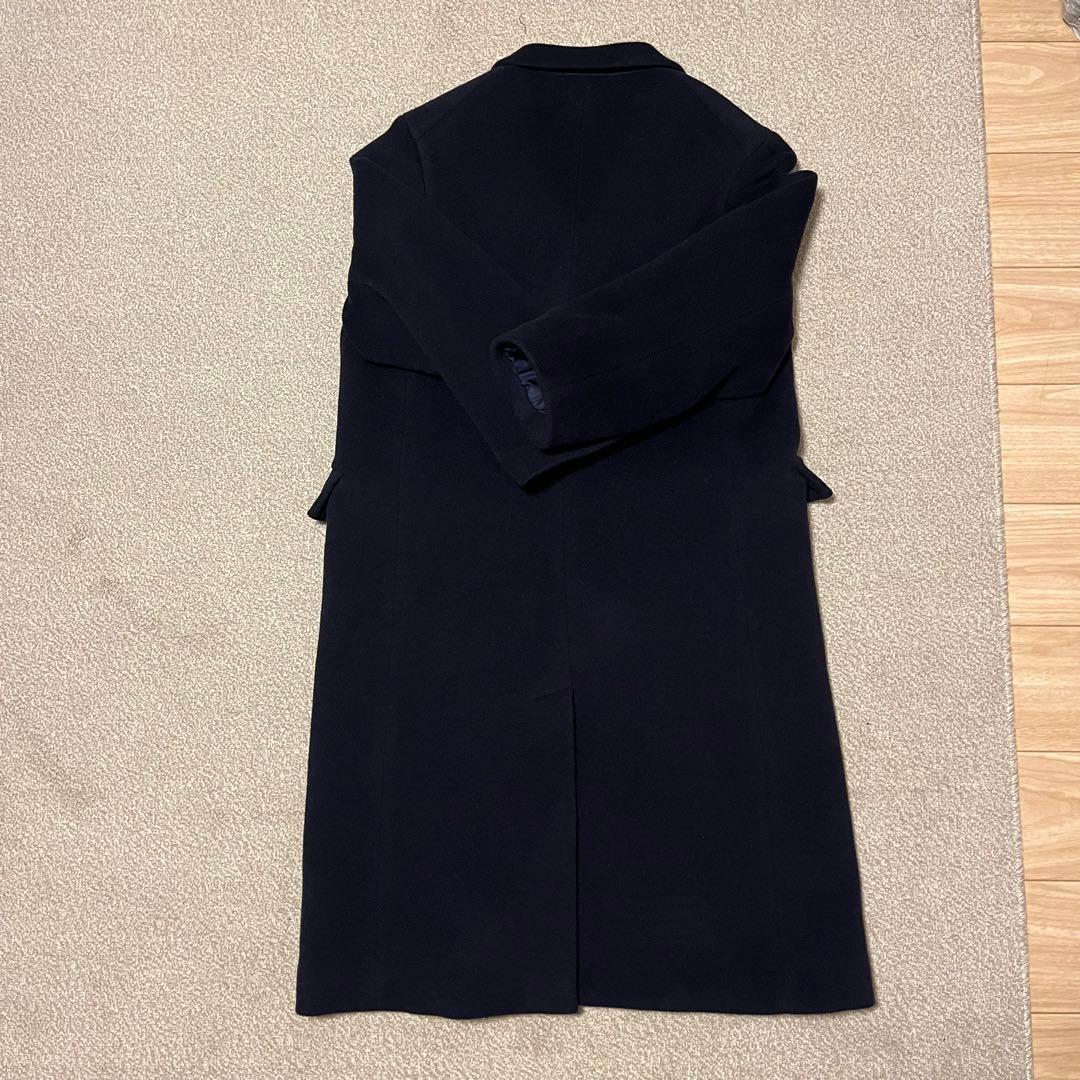 Sans limite(サンリミット) 比翼チェスター本パイルコート　navy