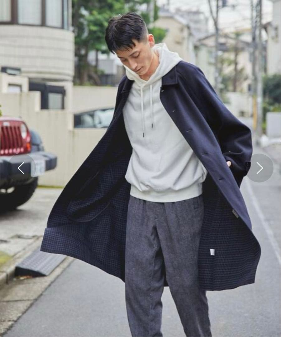 グリーンレーベルリラクシング　S140 Wビーバー リバー ステンカラーコート