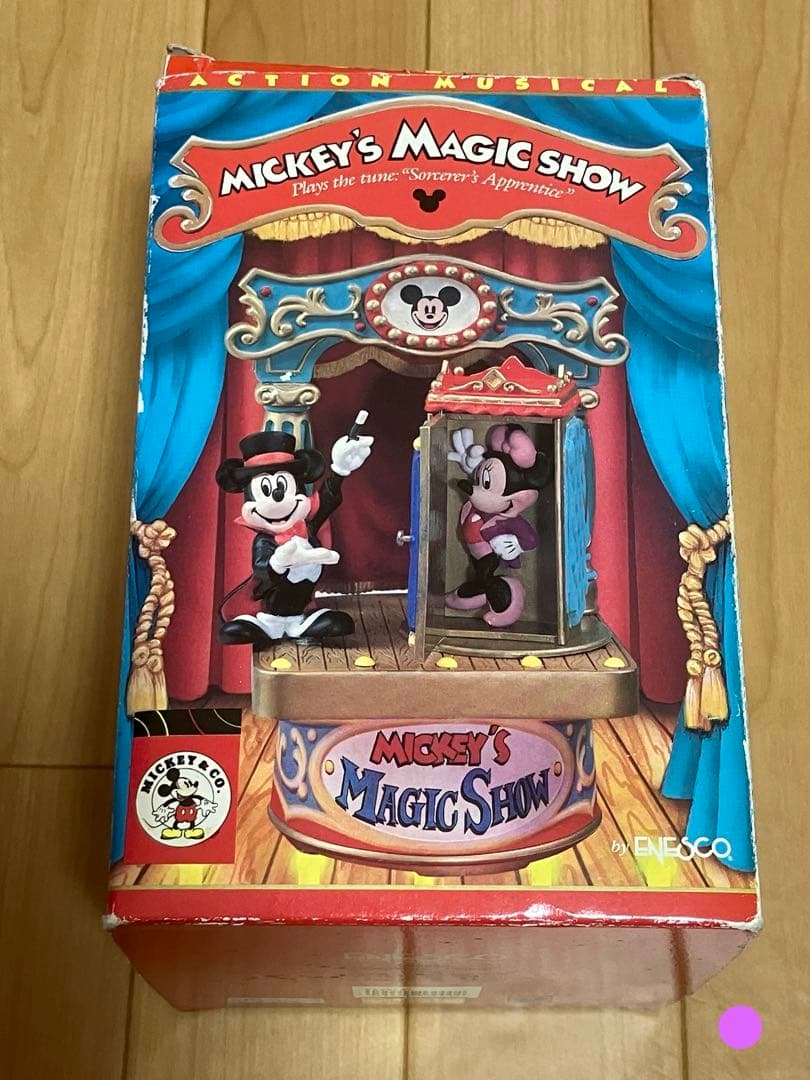 エネスコオルゴール　ミッキーマジックショー　からくりオルゴール　ENESCO