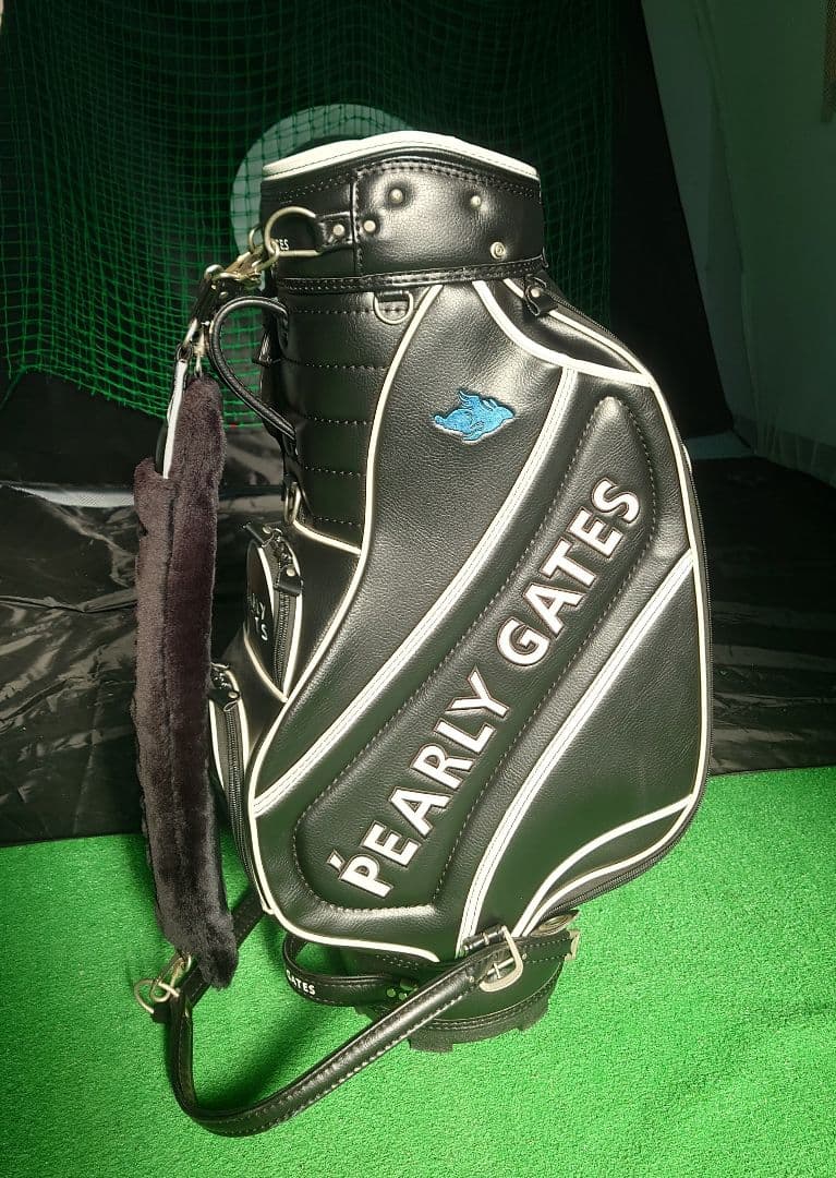 PEARLY GATES ゴルフキャディバッグ ネイビー　ツアーモデル　9.5型