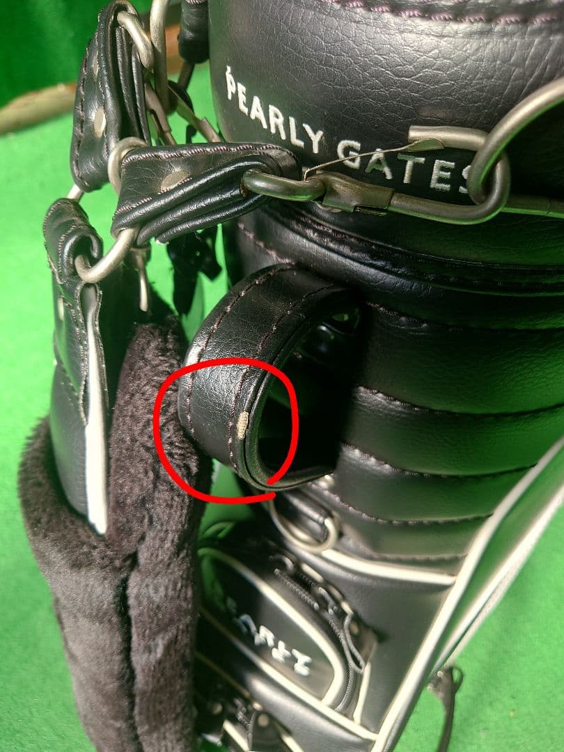 PEARLY GATES ゴルフキャディバッグ ネイビー　ツアーモデル　9.5型