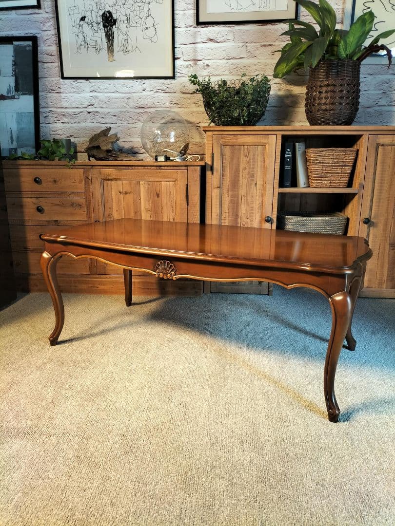 半額！値下げ中カリモク◆センターテーブル◆W123cm◆ドマーニ(2408A⑯)