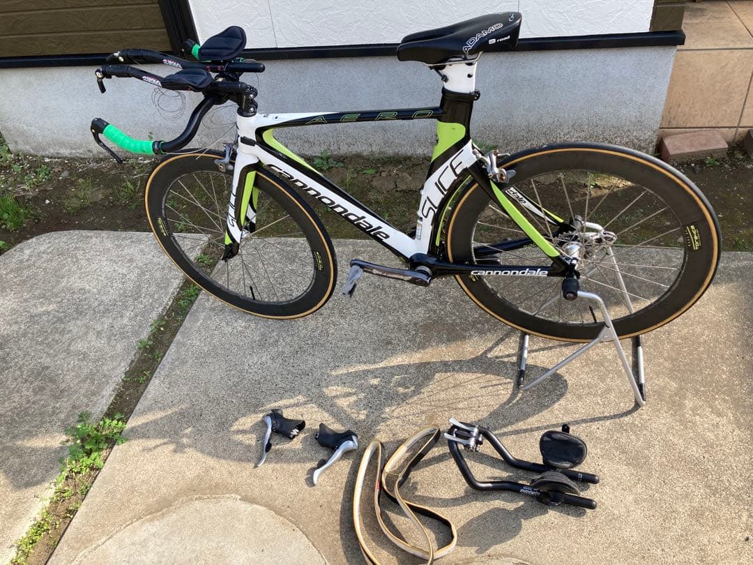 【ジャンク扱い】キャノンデール　スライス　650C フレーム　その他