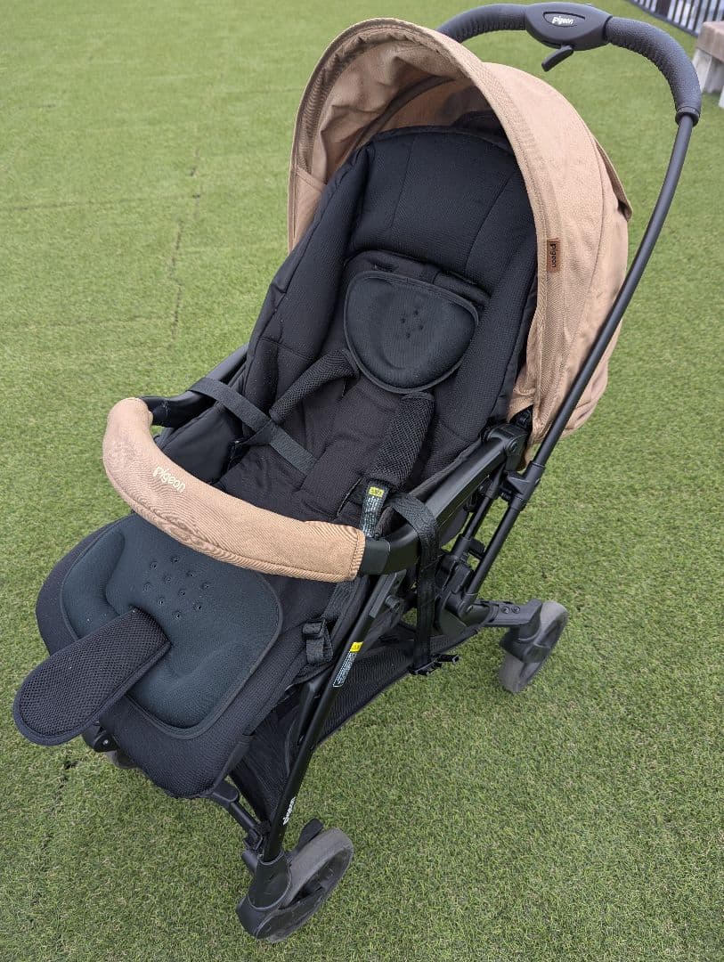 Pigeon ベビーカー ランフィRB3 キャメル