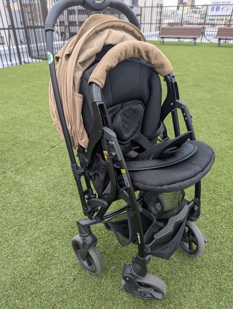 Pigeon ベビーカー ランフィRB3 キャメル