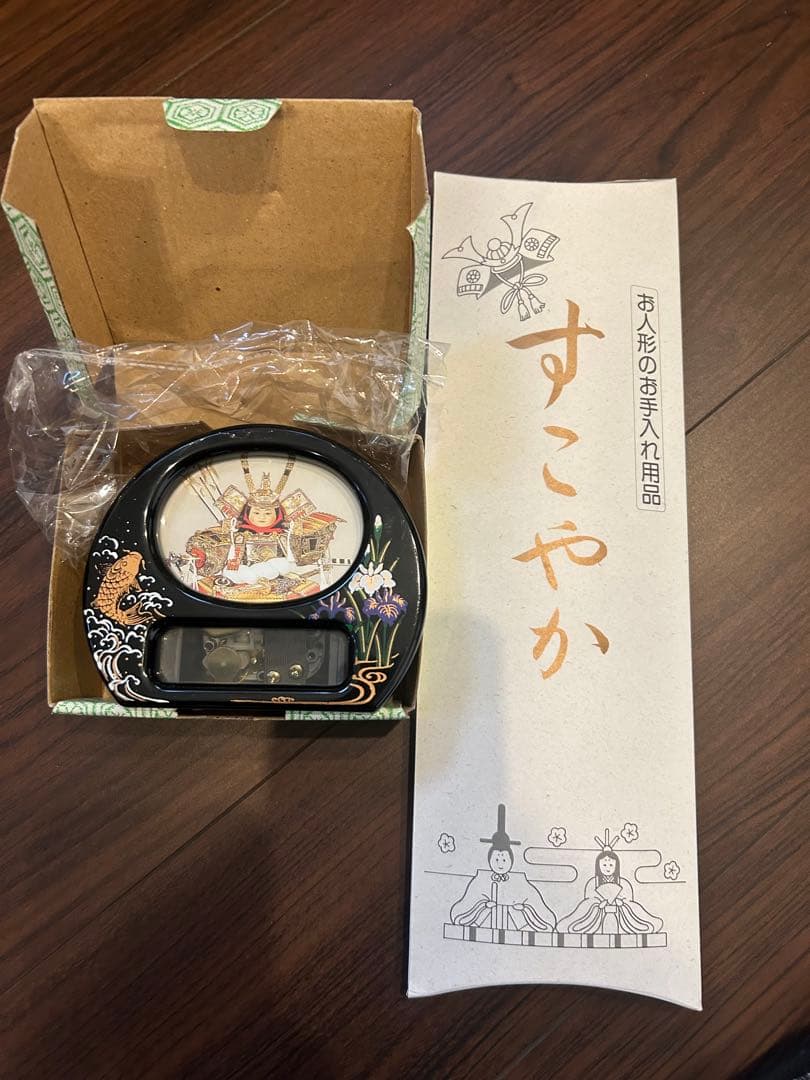 五月人形 陣羽織　はちまき烏帽子　付き