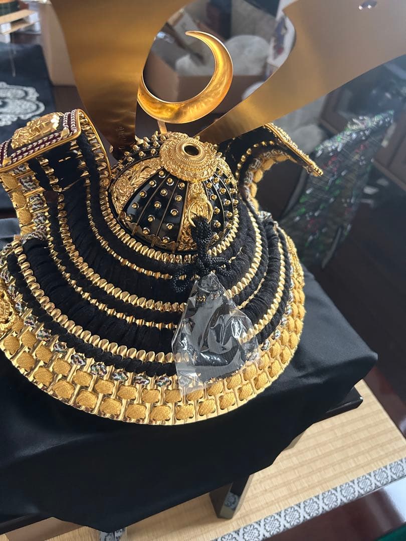 五月人形 陣羽織　はちまき烏帽子　付き