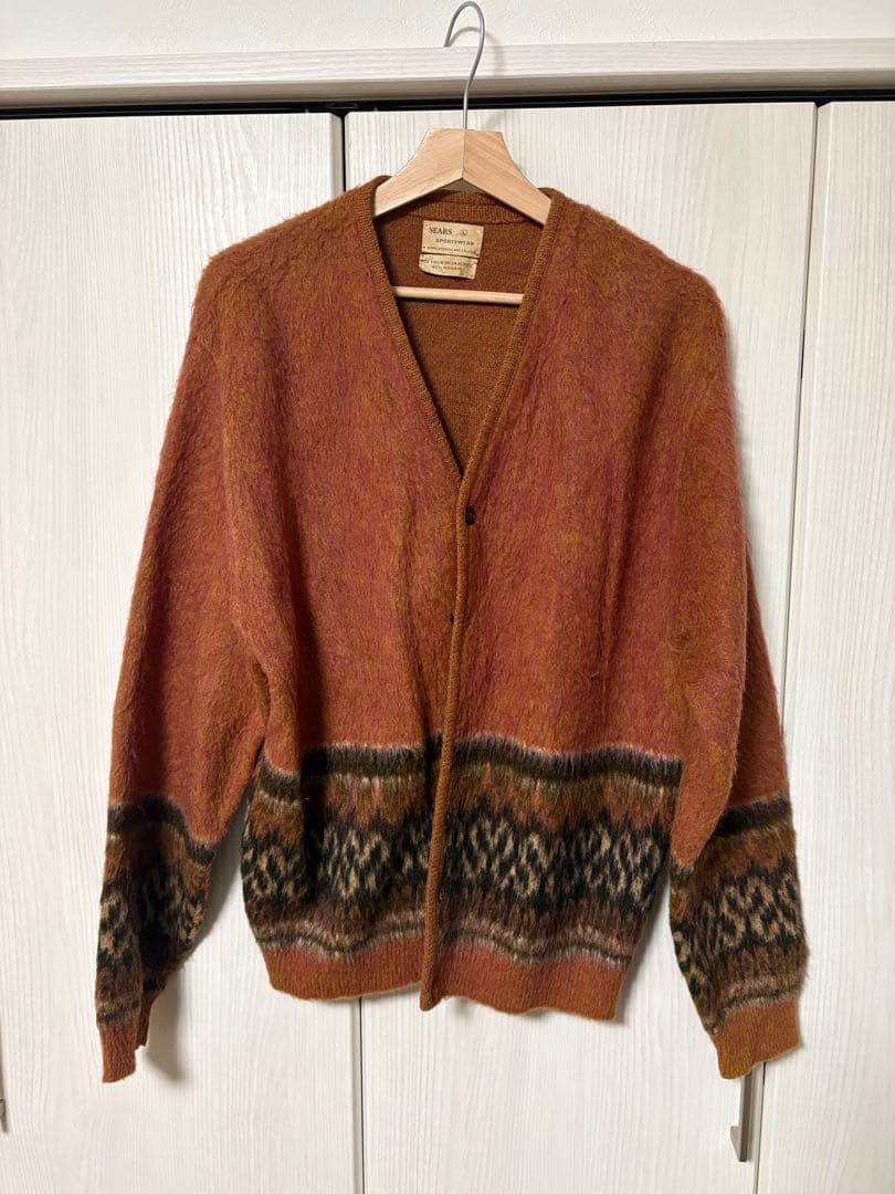 60`s sears モヘアカーディガン　テンダーロイン