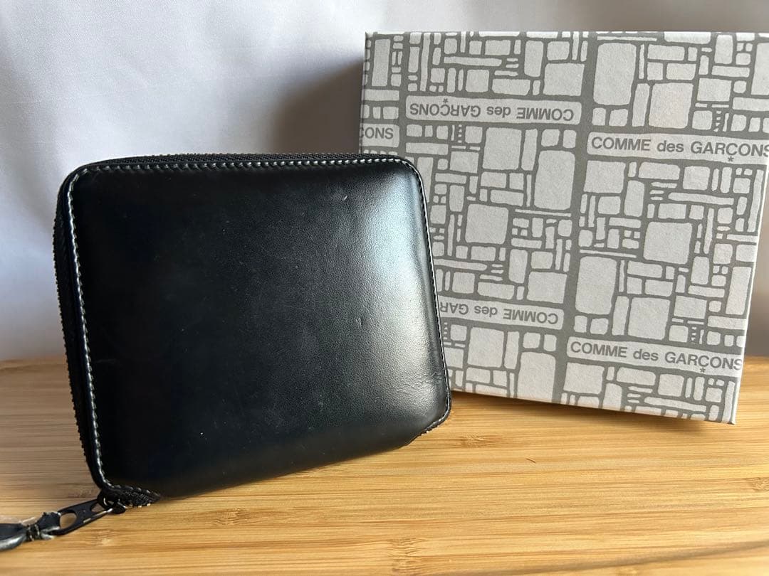 COMME des GARCONS 二つ折り財布 ブラック
