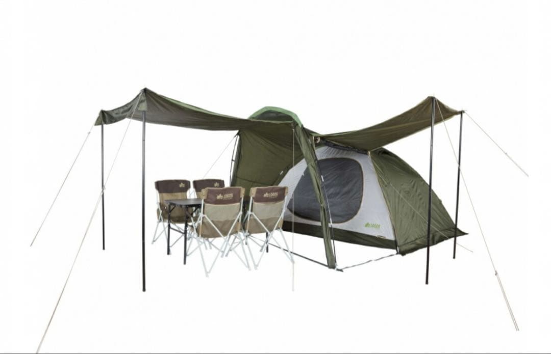 【新品未使用】LOGOS ルーミーリビングドームLテントセット】