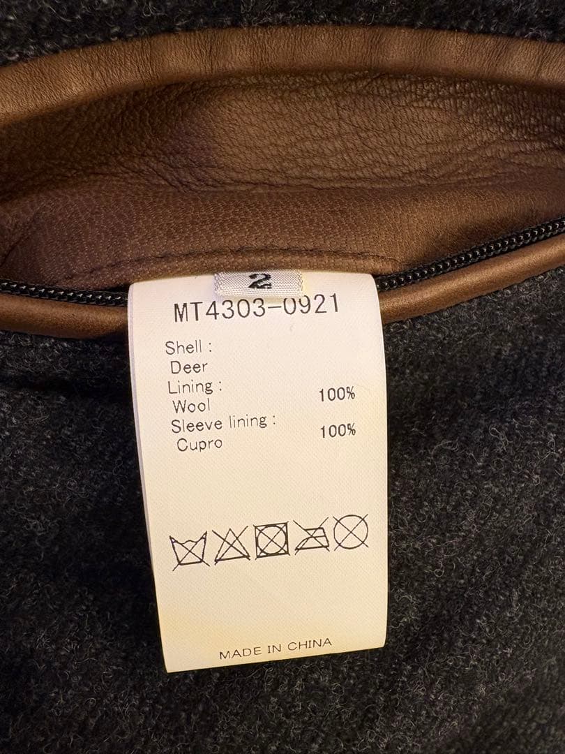 maatee&sons 24AW 鹿SPORTS JK グレイッシュカーキ　2