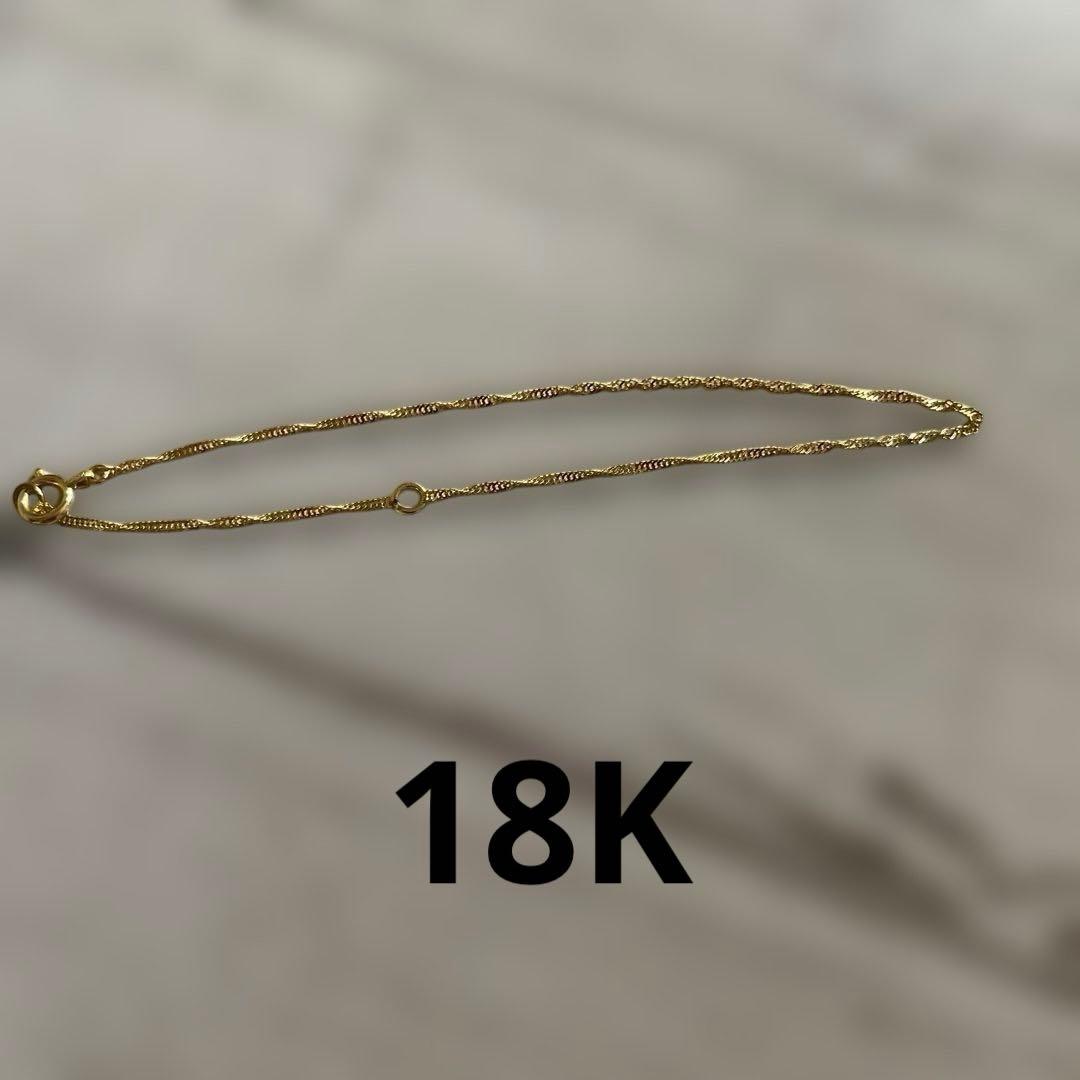 ま*お様 18K キラキラ ブレスレット 未使用