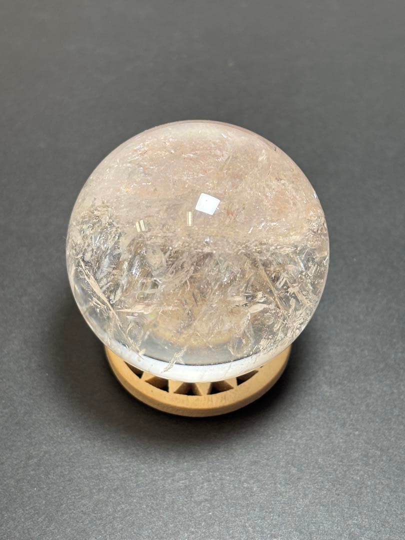 ピンクアゼツライト　スフィア　4.46cm お買得　天然石