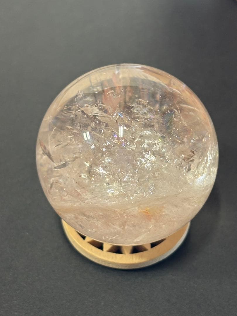 ピンクアゼツライト　スフィア　4.46cm お買得　天然石