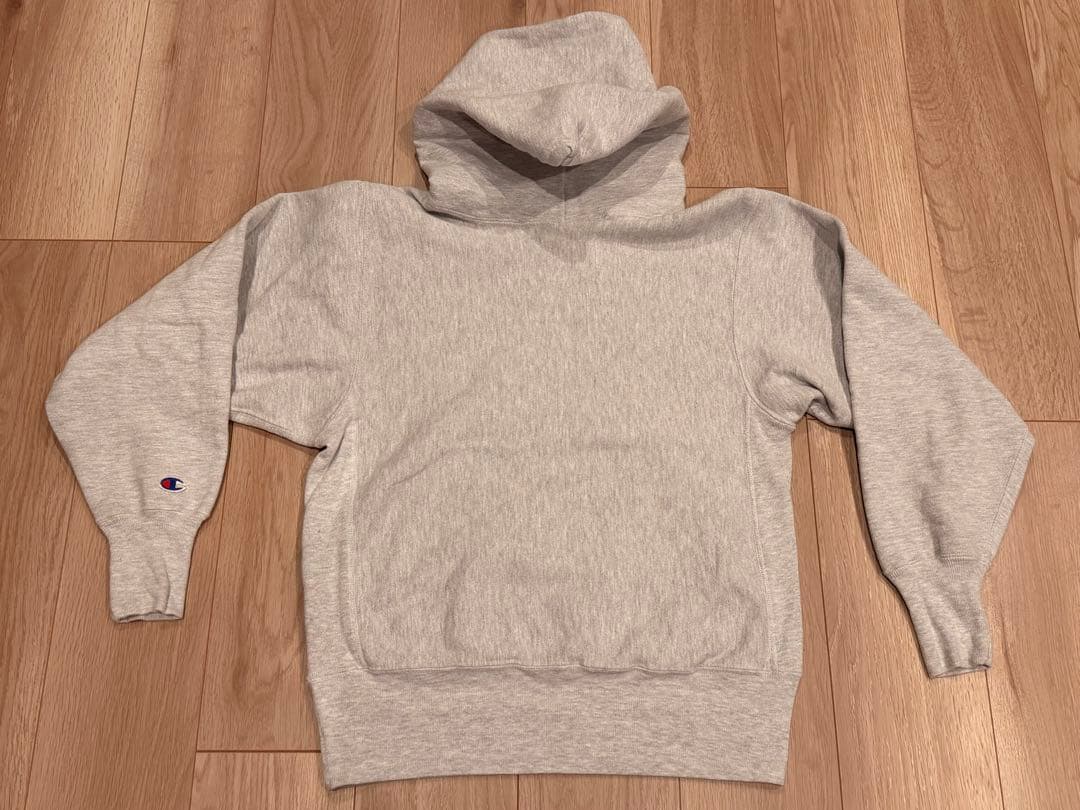 90s USA製 Champion バッキー スウェットパーカー グレー M