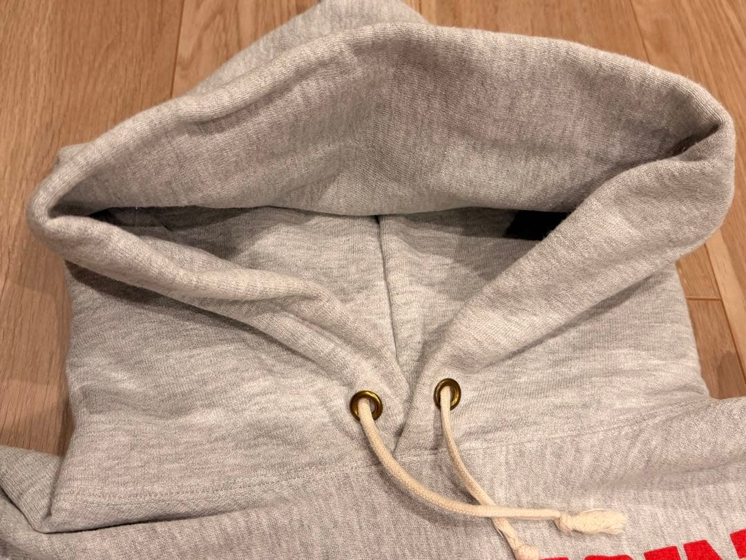 90s USA製 Champion バッキー スウェットパーカー グレー M