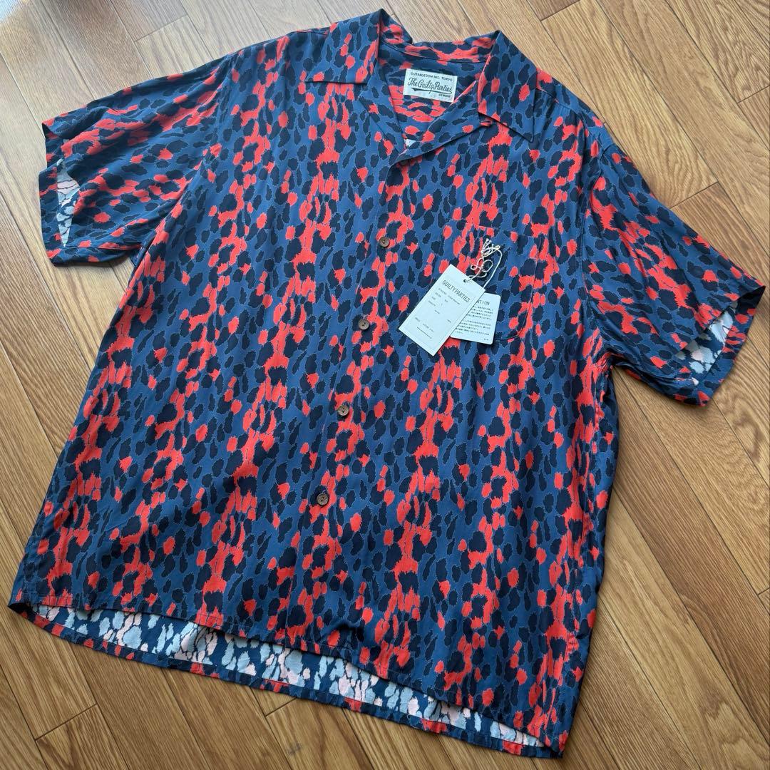 が*ん様 WACKOMARIA LEOPARD OPEN COLLAR SHIR
