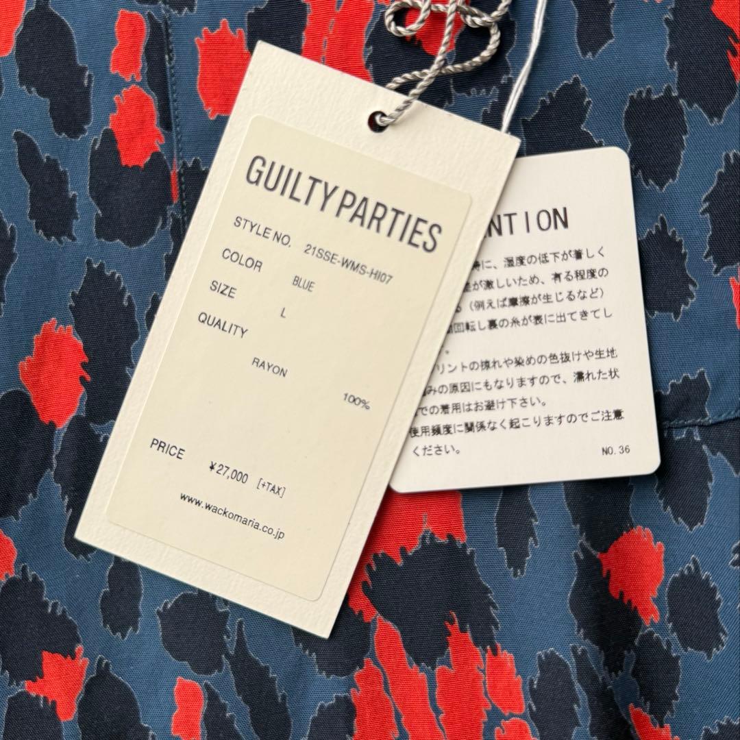 が*ん様 WACKOMARIA LEOPARD OPEN COLLAR SHIR