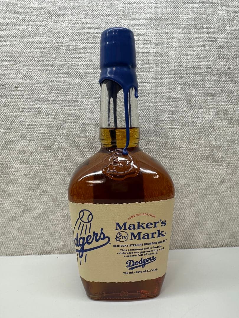 Maker's Mark ドジャース優勝限定750mlウイスキー　日本未発売！！