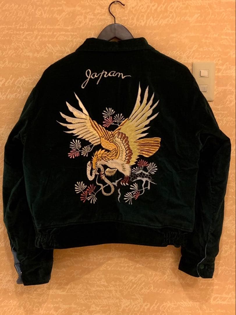 新品タグ付き XL テーラー東洋 襟付き別珍 スカジャン 両A面 港商