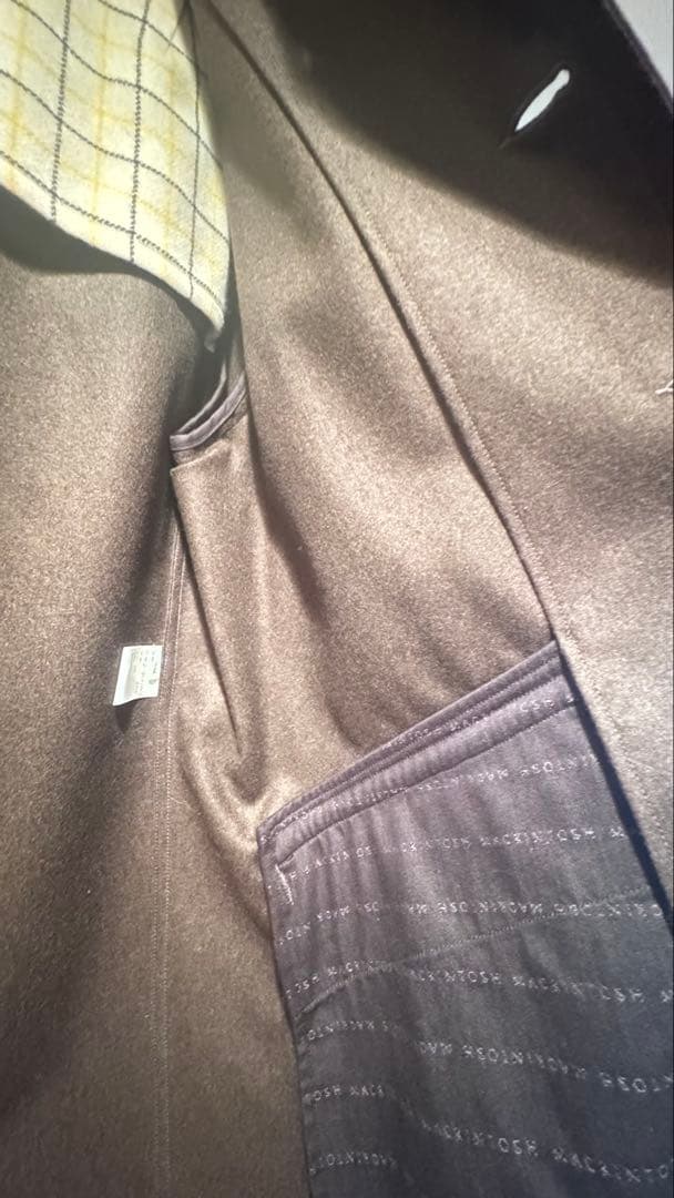 【期間限定値下げ】マッキントッシュ メンズ　ウールコート　カーキ