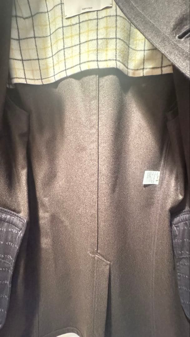 【期間限定値下げ】マッキントッシュ メンズ　ウールコート　カーキ