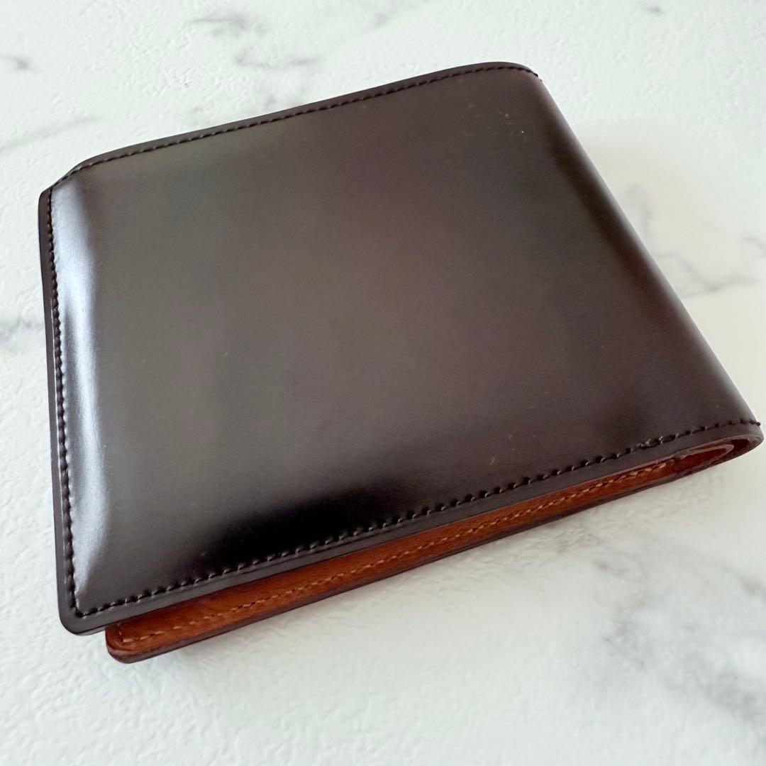 ETTINGER エッティンガー レザー 本革 牛革 二つ折り財布 ブラック