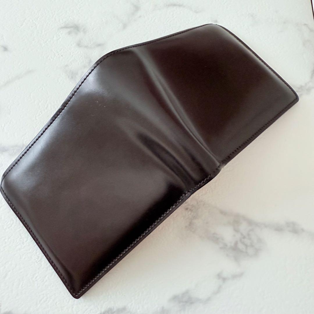 ETTINGER エッティンガー レザー 本革 牛革 二つ折り財布 ブラック