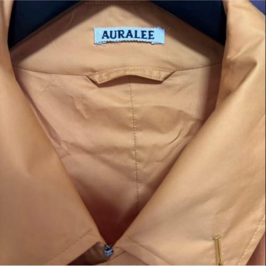AURALEE Soutien Collar Coat オレンジ　ポリサイズ4