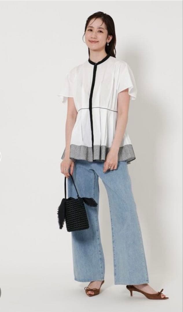 ユナイテッドアローズ　ドルマンスリーブブラウス