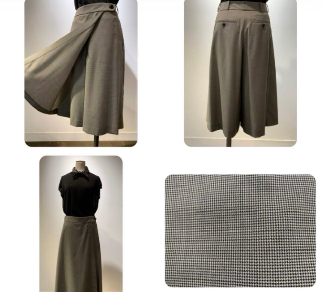 未使用 マーガレットハウエル ファインウール パピートゥースキュロット 4万