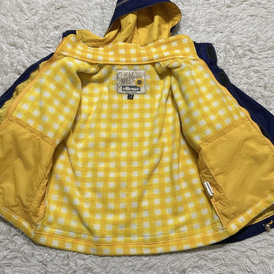 【2299】✨美品✨ ellesse スキーウェア　セットアップ　フラワー